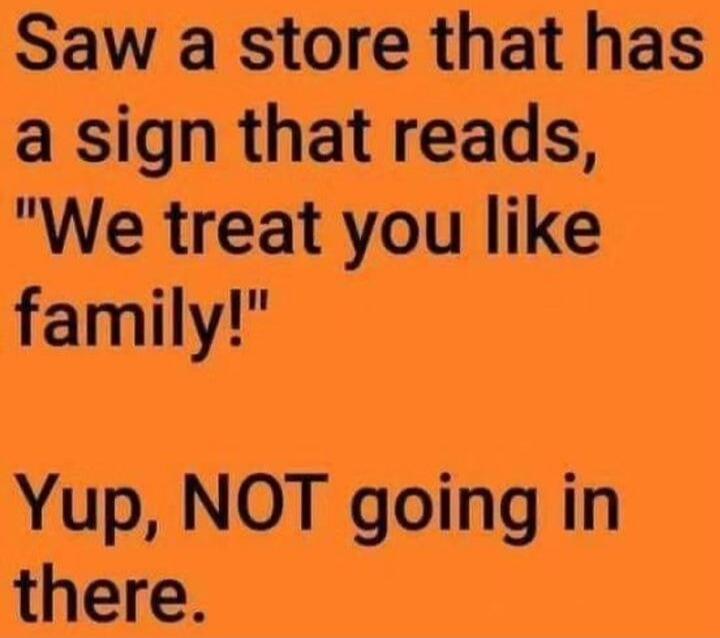 Saw a store that has a sign that reads, 