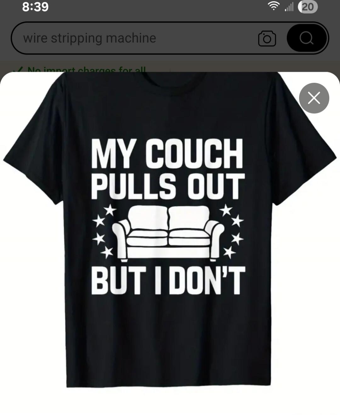 MY COUCH PULLS OUT BUT I DON'T