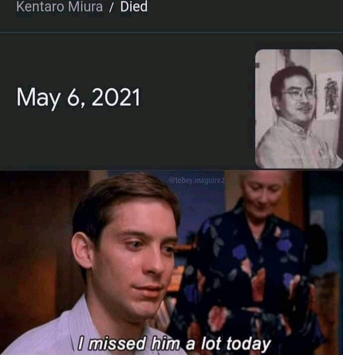 Kentaro Miura Died May 6 2021