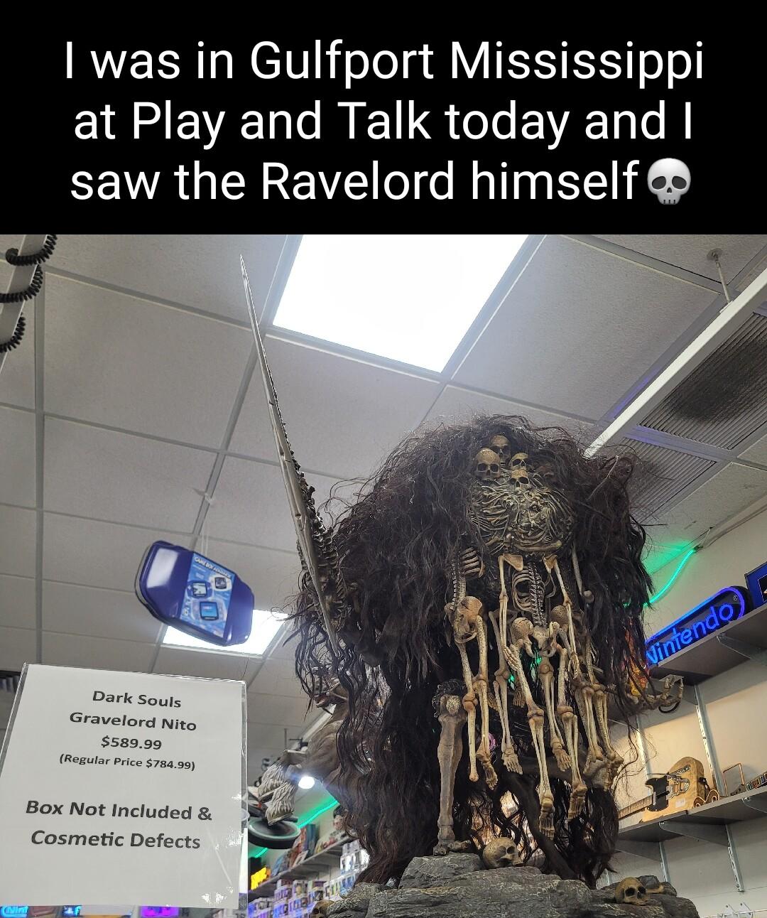 RVEERTNeltiolo s VIS oo at Play and Talk today and saw the Ravelord himself