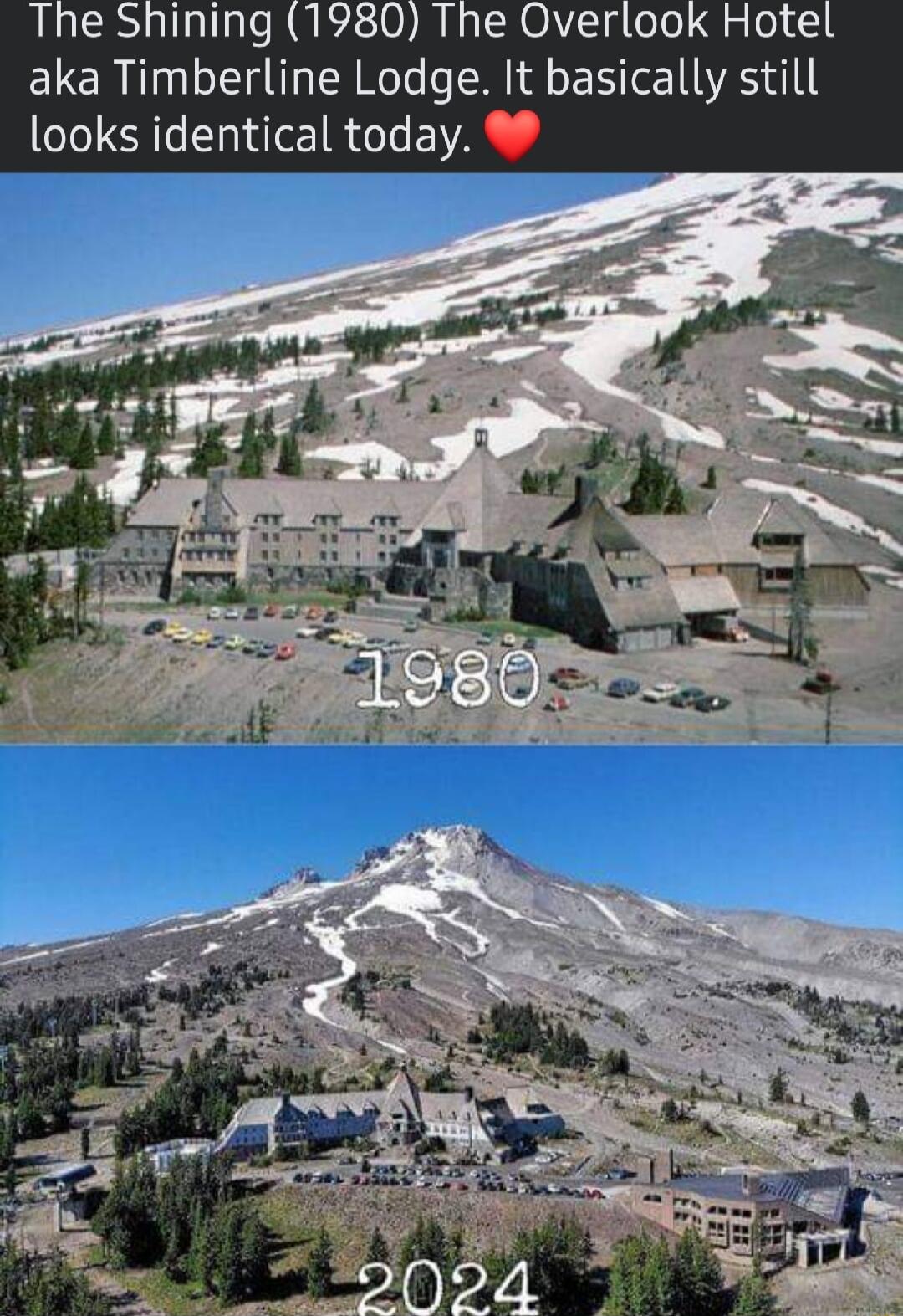 aka Timberline Lodge It basically still looks identical today