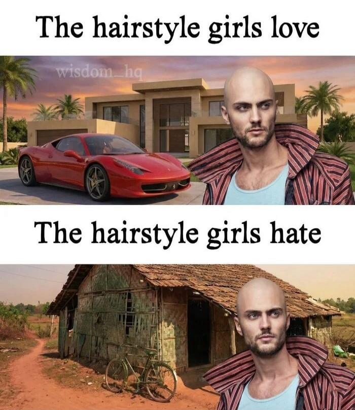 The hairstyle girls love wisdom_hq The hairstyle girls hate