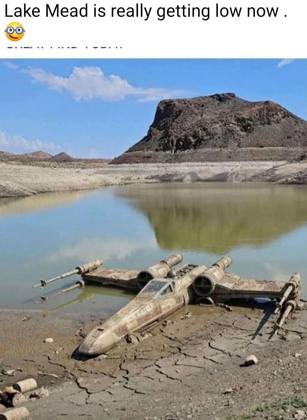 Lake Mead is really getting low now.