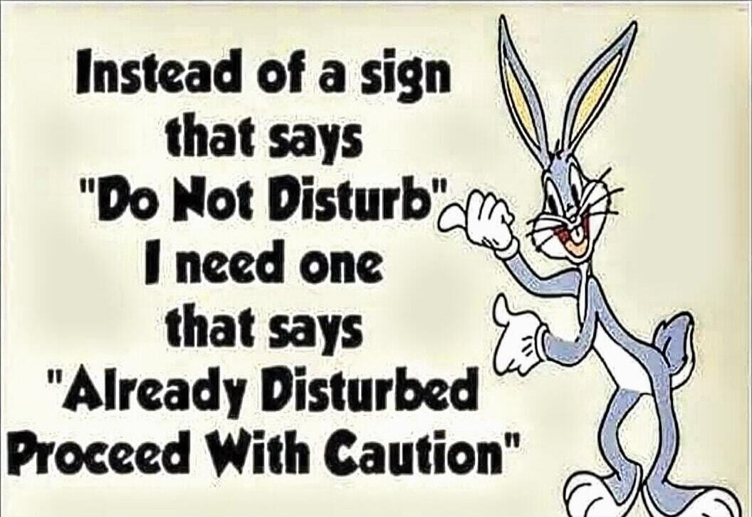 Instead of a sign that says 