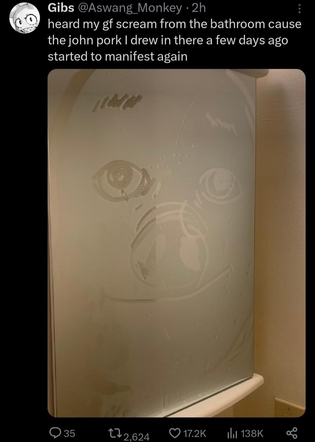 Gibs Aswang_Monkey 2h i 0 heard my gf scream from the bathroom cause the john pork drew in there a few days ago BEGCERCTNENTES SRR