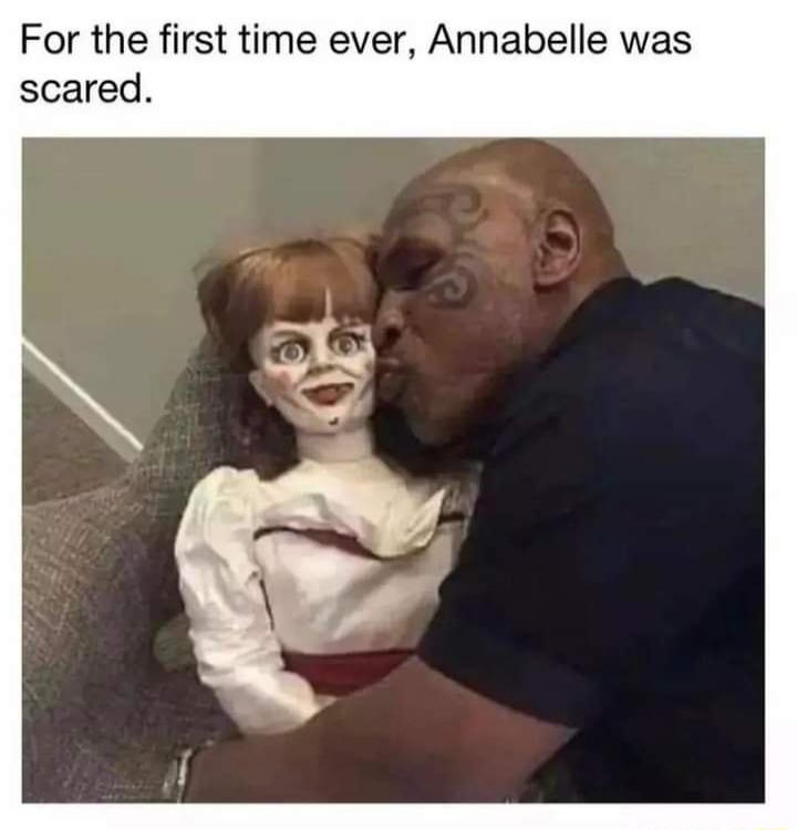 For the first time ever Annabelle was