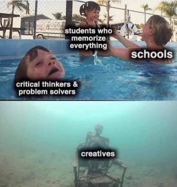 J A S students who memorize everything critical thinkers s problem solvers