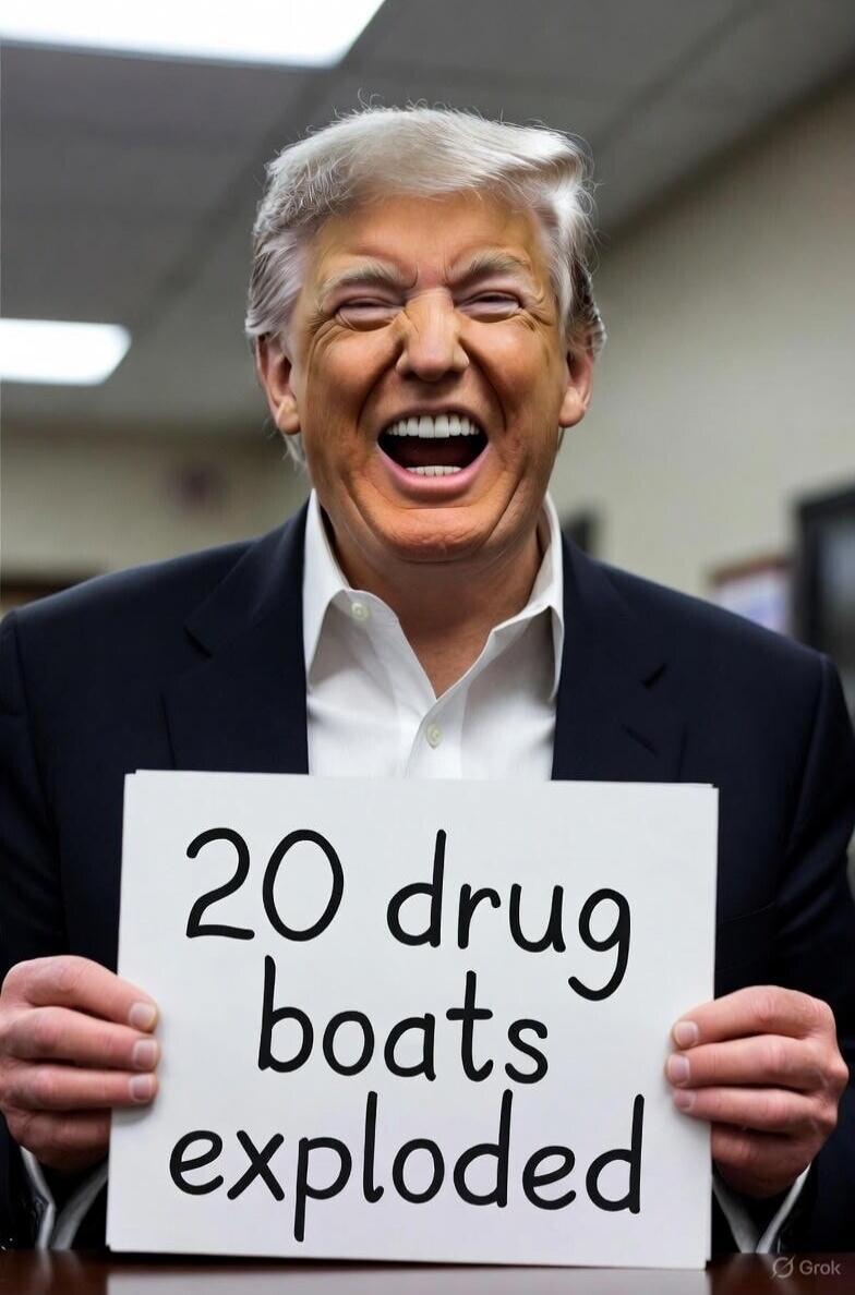20 drug boats exploded