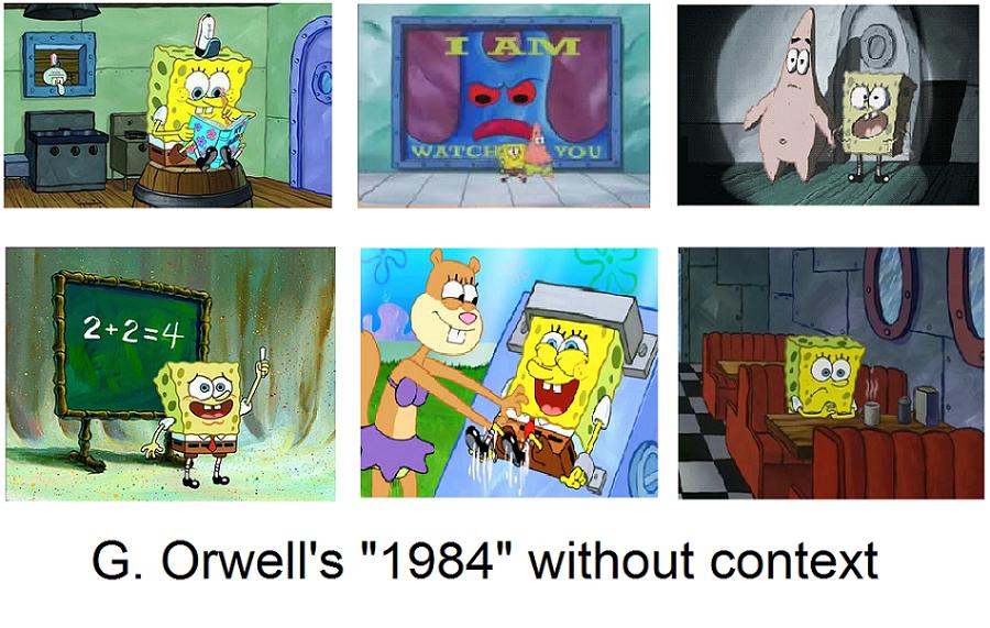 G Orwells 1984 without context
