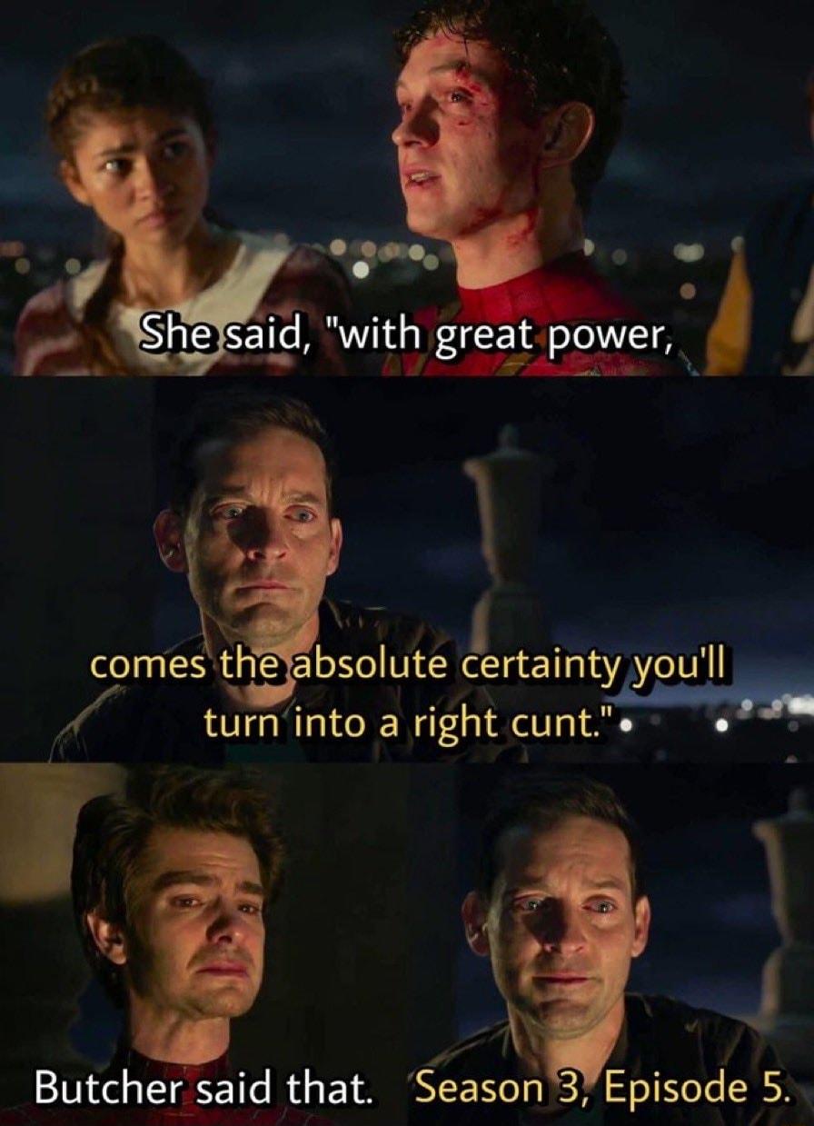 r B vl comes thelabsolute certainty youll g turninto a right cunts Y N Butcher said that Season 3 Episode 5