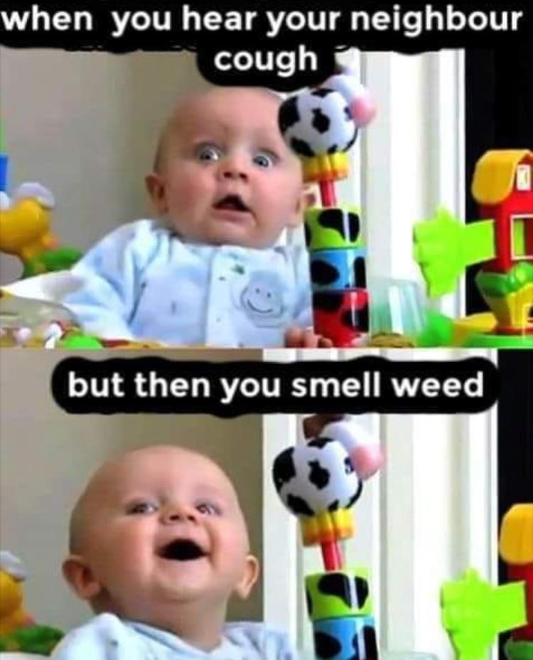 when you hear your neighbour