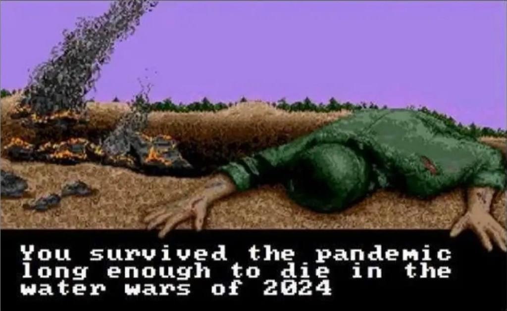 You survived the pandemic long enough to die in the water wars of 20824