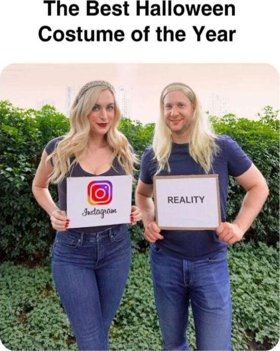 The Best Halloween Costume of the Year
Instagram
REALITY