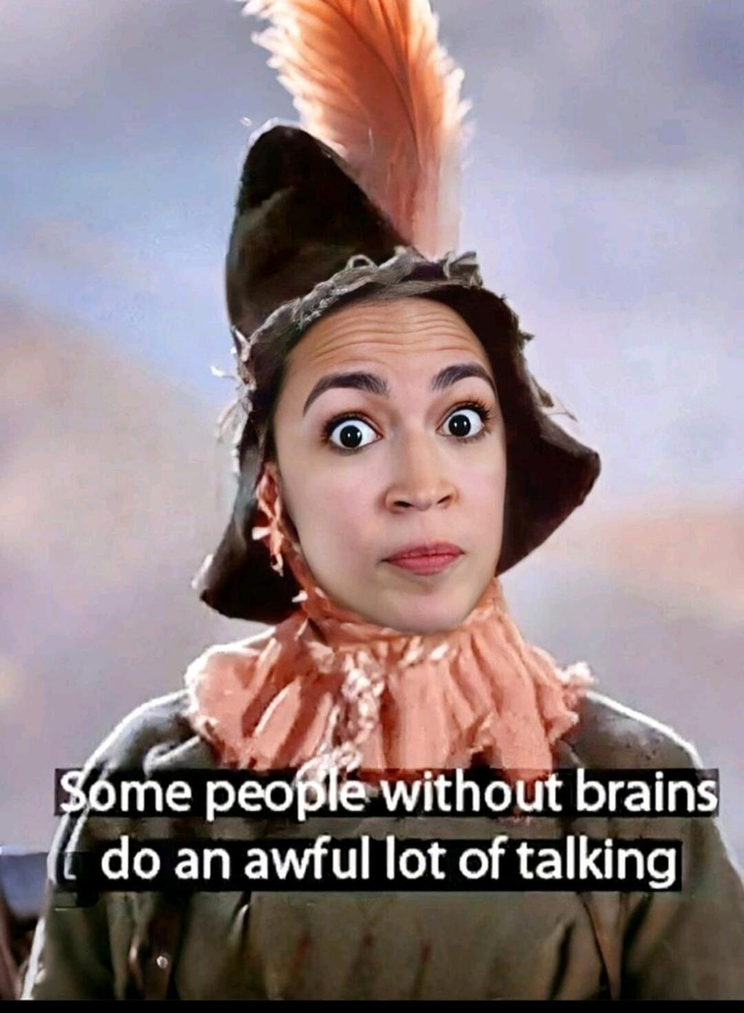 Some people without brains do an awful lot of talking