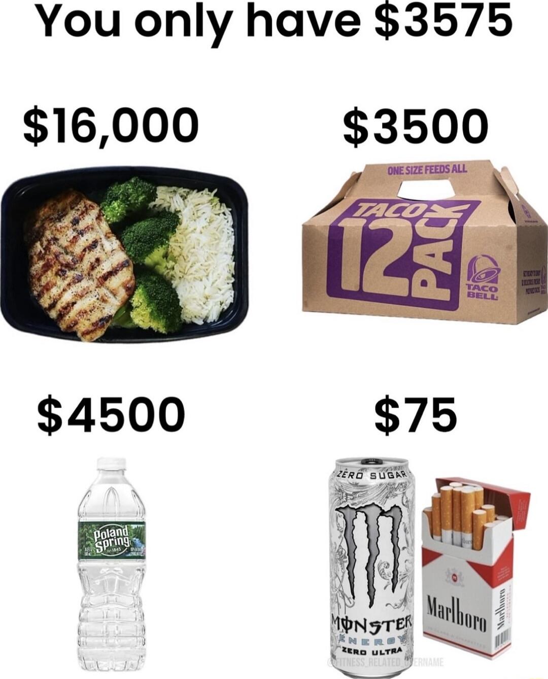 You only have $3575
$16,000
$3500
$4500
$75