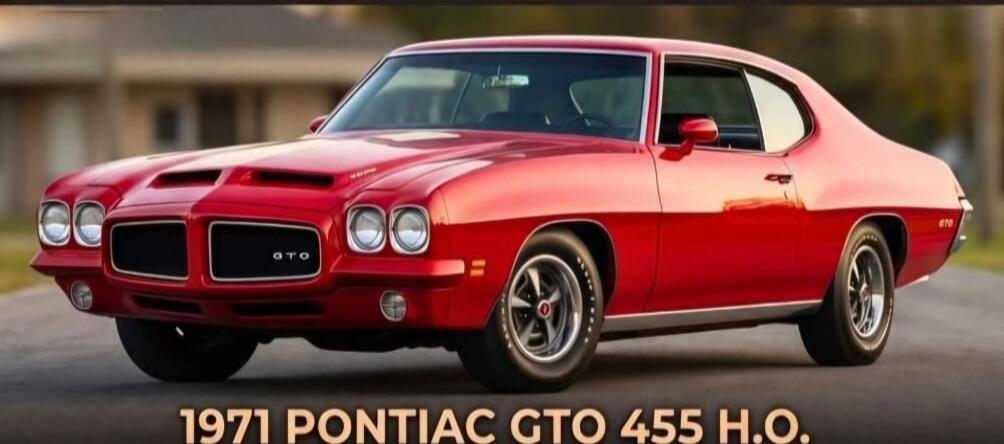 1971 PONTIAC GTO 455 H.O.