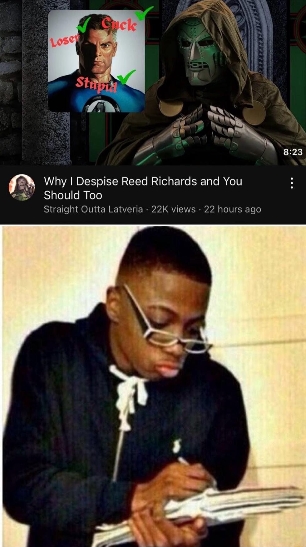 W Why Despise Reed RISGEICEERCRTIT Should Too Straight Outta Latveria 22K views 22 hours ago