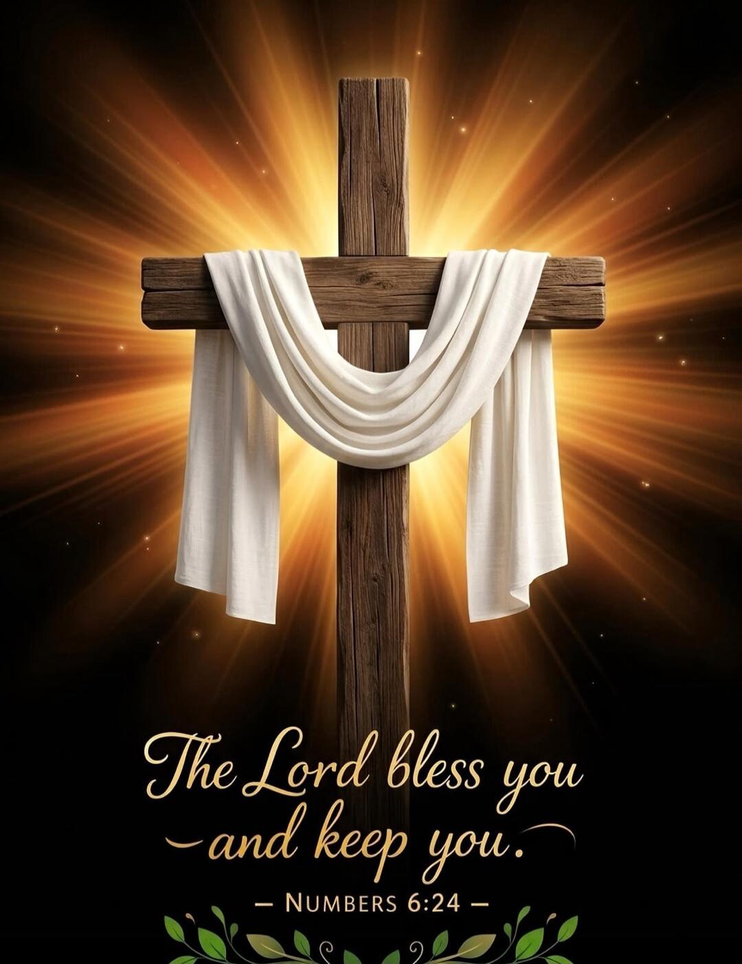 The Lord bless you and keep you. - Numbers 6:24 -
