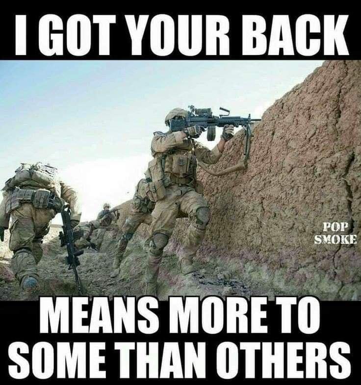 1 GOT YOUR BACK MEANS MORE T0 SOME THAN OTHERS