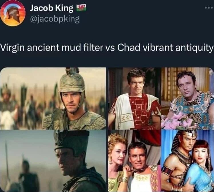 Jacob King 7 y jacobpking Virgin ancient mud filter vs Chad vibrant antiquity