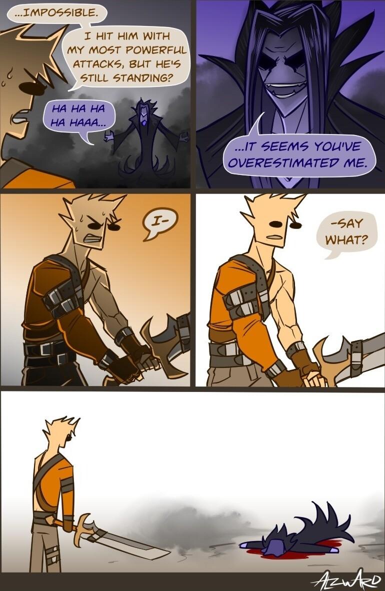 IMPOSSIBLE I HIT HIM WITH JA my mosT PoweRreLL N ATTACKS BUT HES STILL STANDING