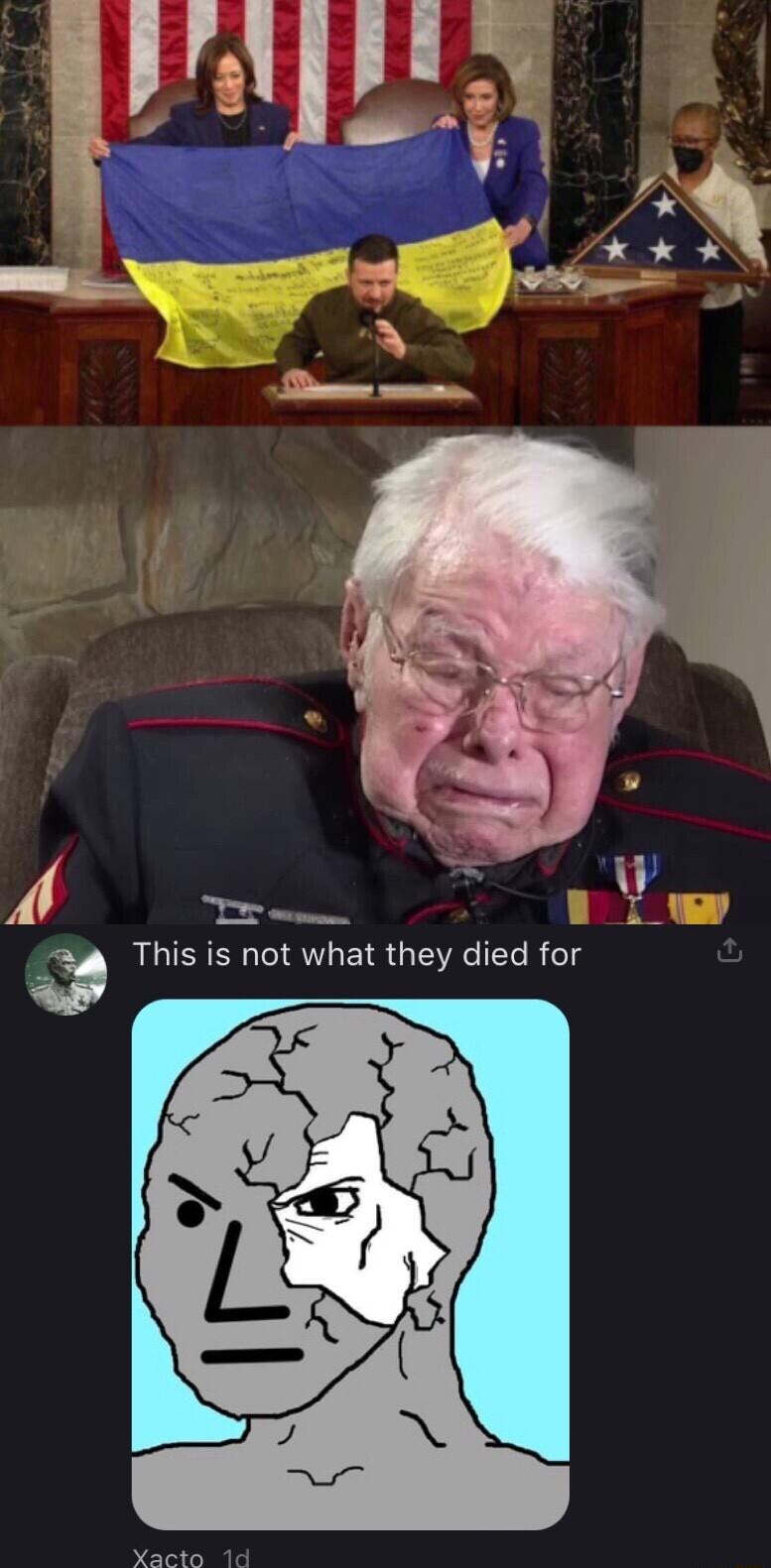 T yj This is not what they died for Yactes