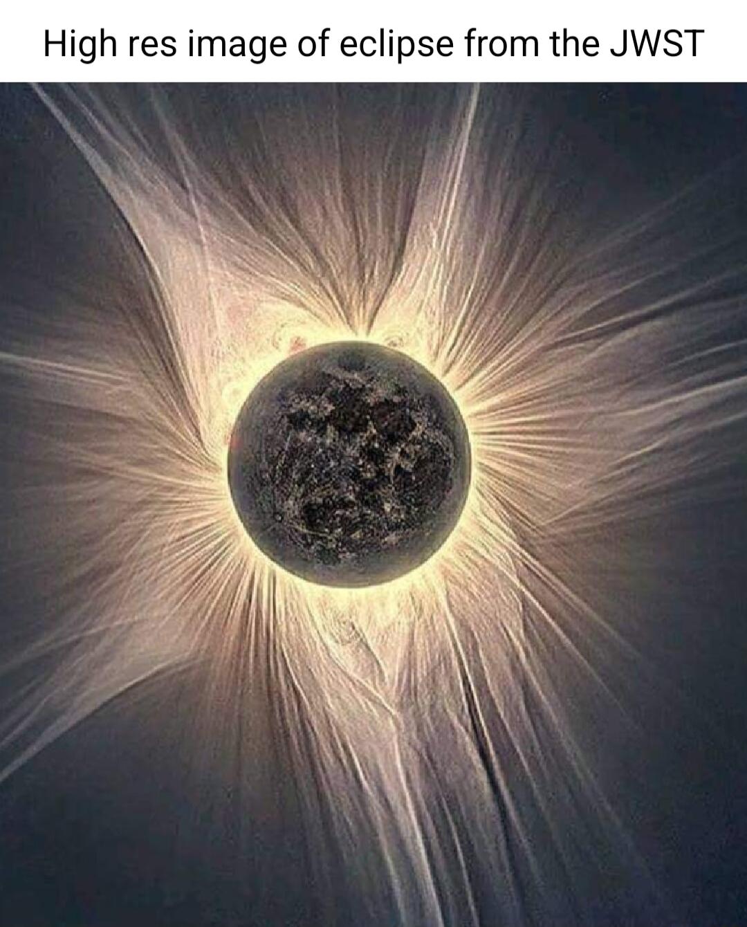 High res image of eclipse from the JWST