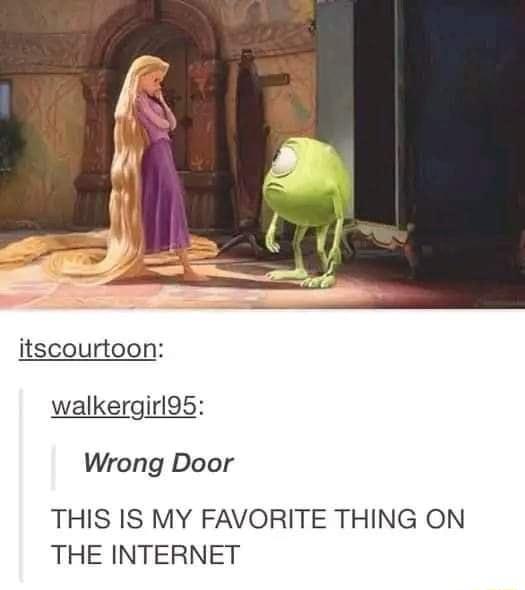 itscourtoon walkergirl95 Wrong Door THIS IS MY FAVORITE THING ON THE INTERNET