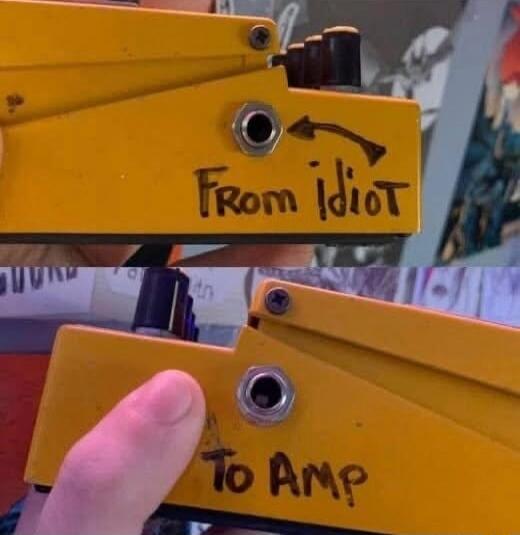 From idiot, To Amp
