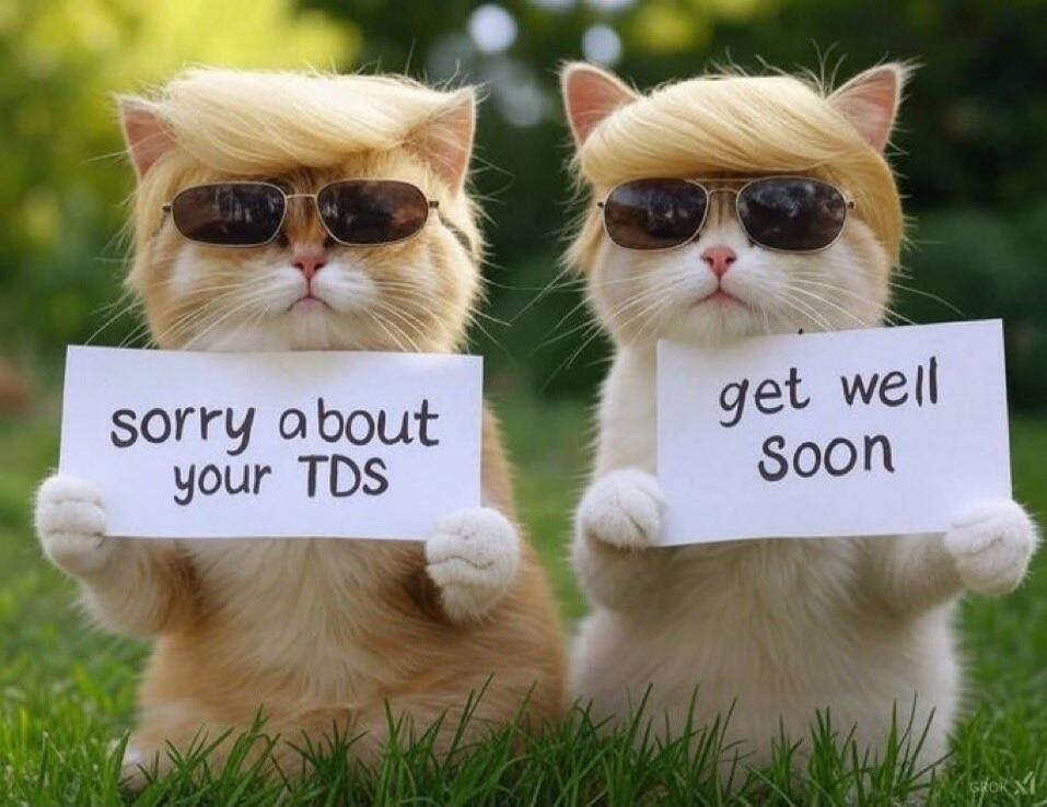 sorry about your TDS get well soon