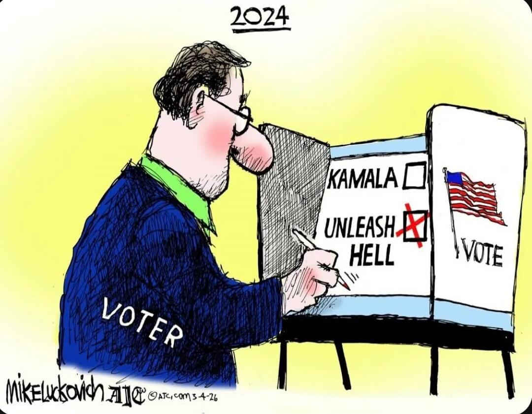 2024 KAMALA UNLEASH HELL VOTE VOTER