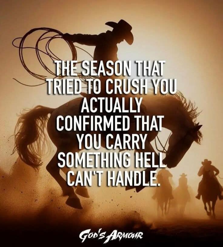 THE SEASON THAT TRIED TO CRUSH YOU ACTUALLY CONFIRMED THAT YOU CARRY SOMETHING HELL CAN'T HANDLE. God's Armour