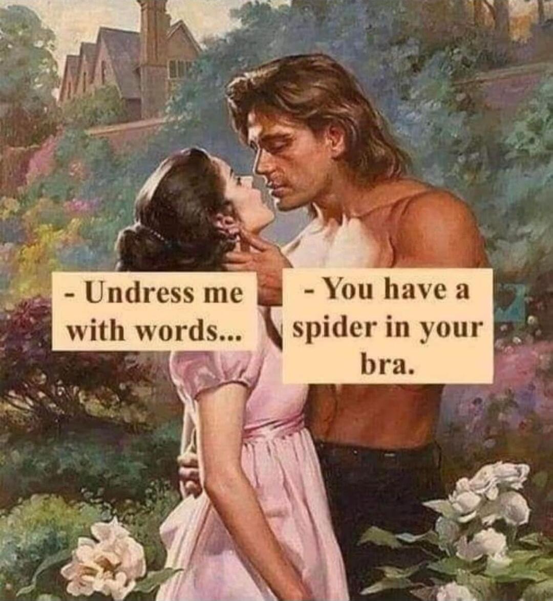 Undress me with words