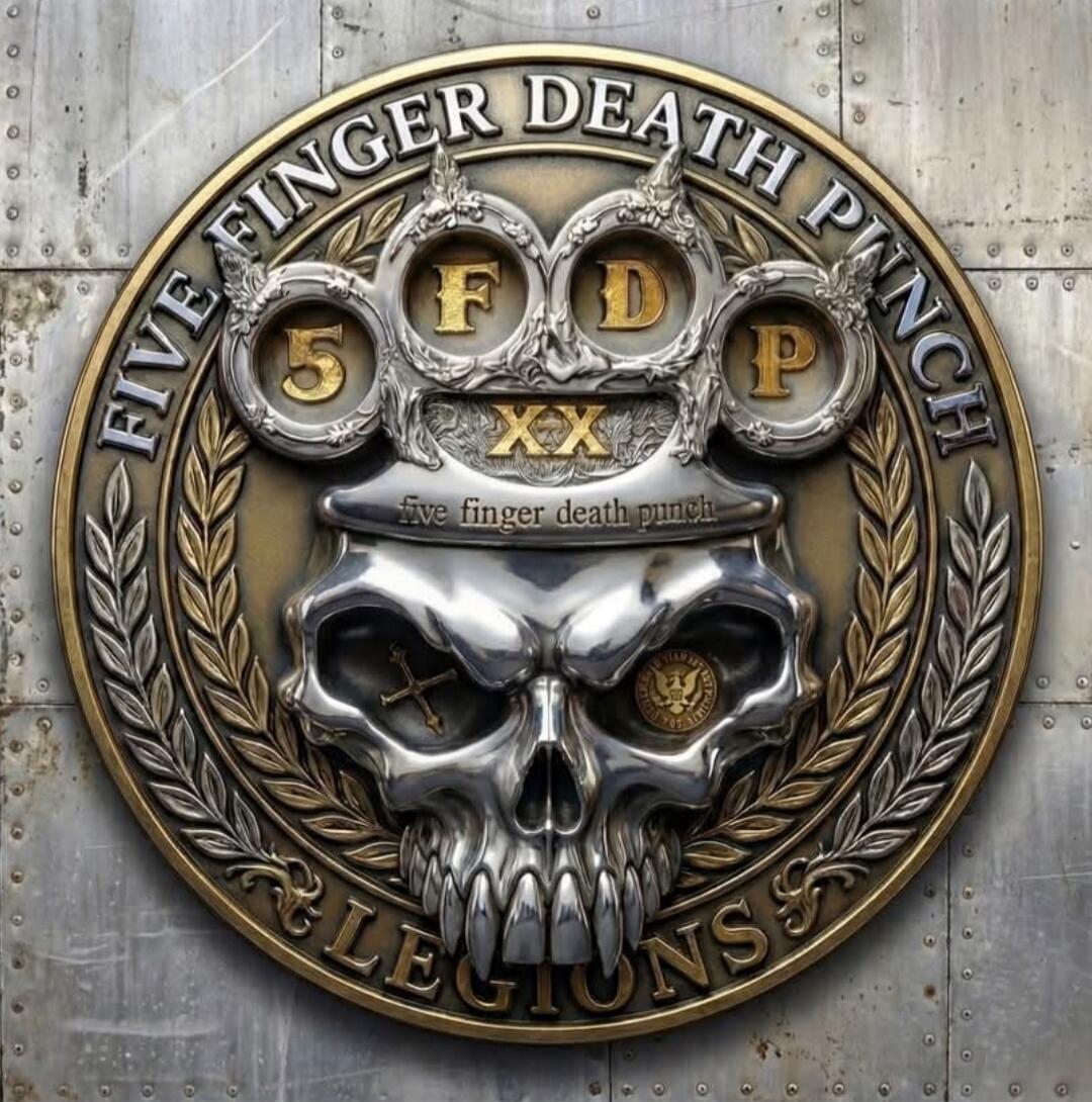 FIVE FINGER DEATH PUNCH 5 F D P XX five finger death punch LEGIONS