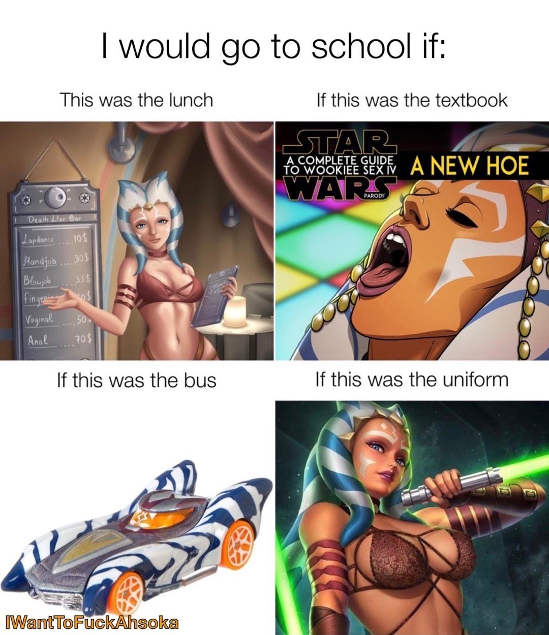 would go to school if This was the lunch If this was the textbook 1 ANEW HOE