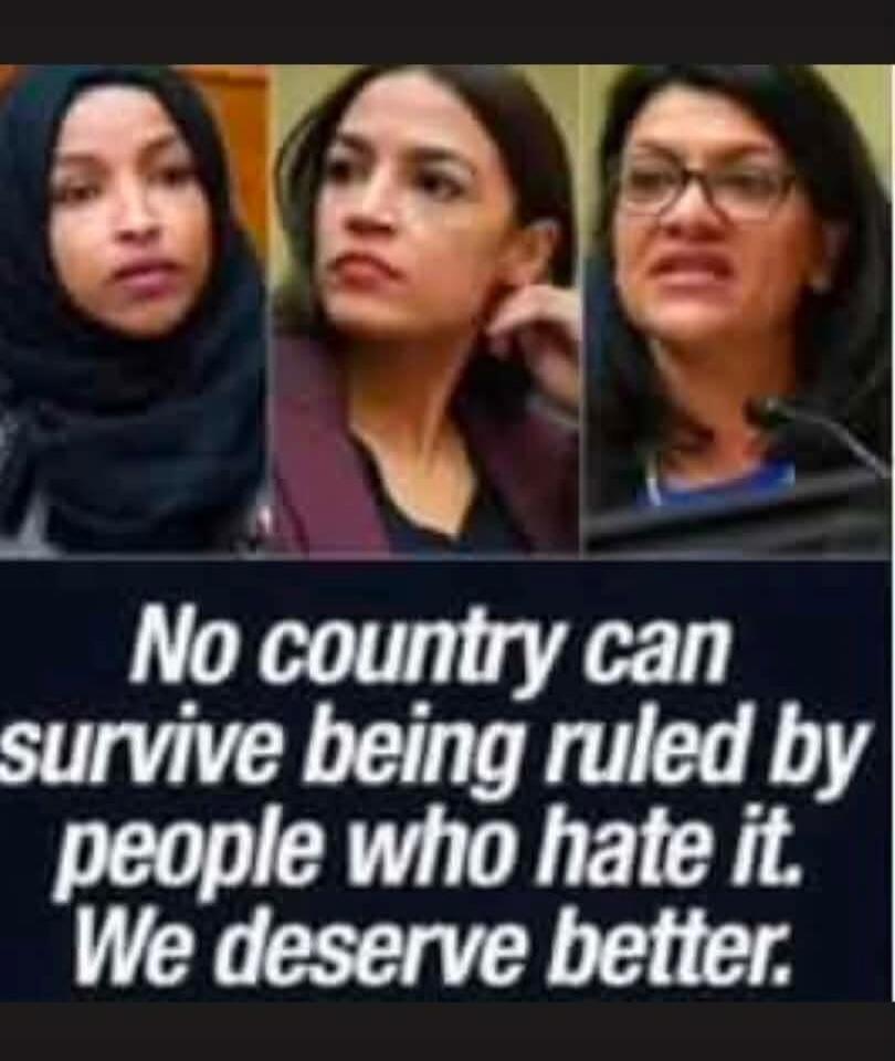 No country can survive being ruled by people who hate it. We deserve better.