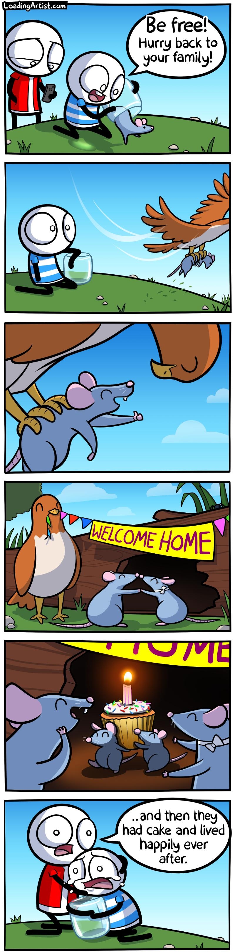 Hurry back to your family and then th had cake and lived happily ever f LoadingArtistcom Drawn on Twitch 2J