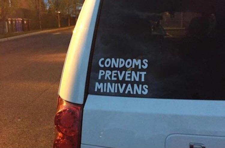 CONDOMS PREVENT MINIVANS