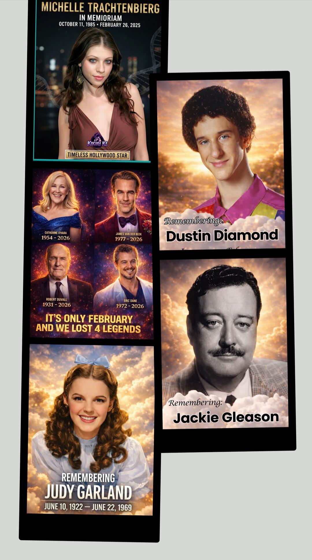 Michelle Trachtenberg In Memoriam October 11, 1985 - February 26, 2025 Timeless Hollywood Star It's Only February And We Lost 4 Legends Dustin Diamond Remembering Judy Garland Remembering Jackie Gleason