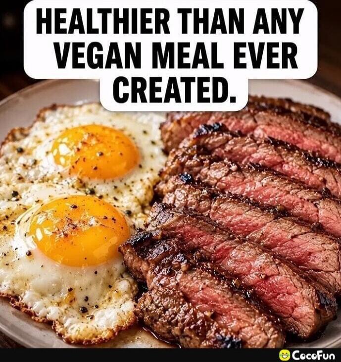 HEALTHIER THAN ANY VEGAN MEAL EVER CREATED.