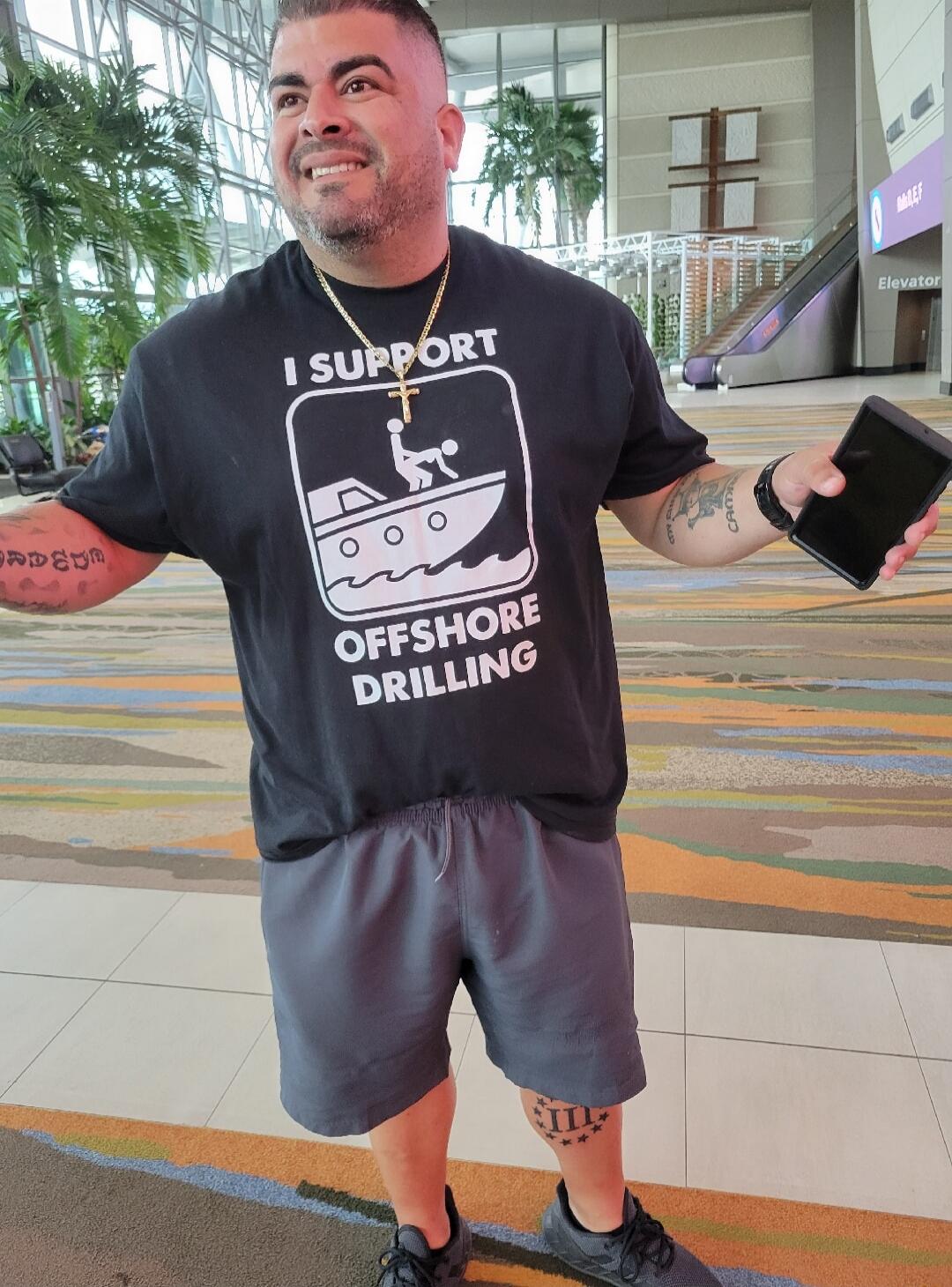 I SUPPORT OFFSHORE DRILLING