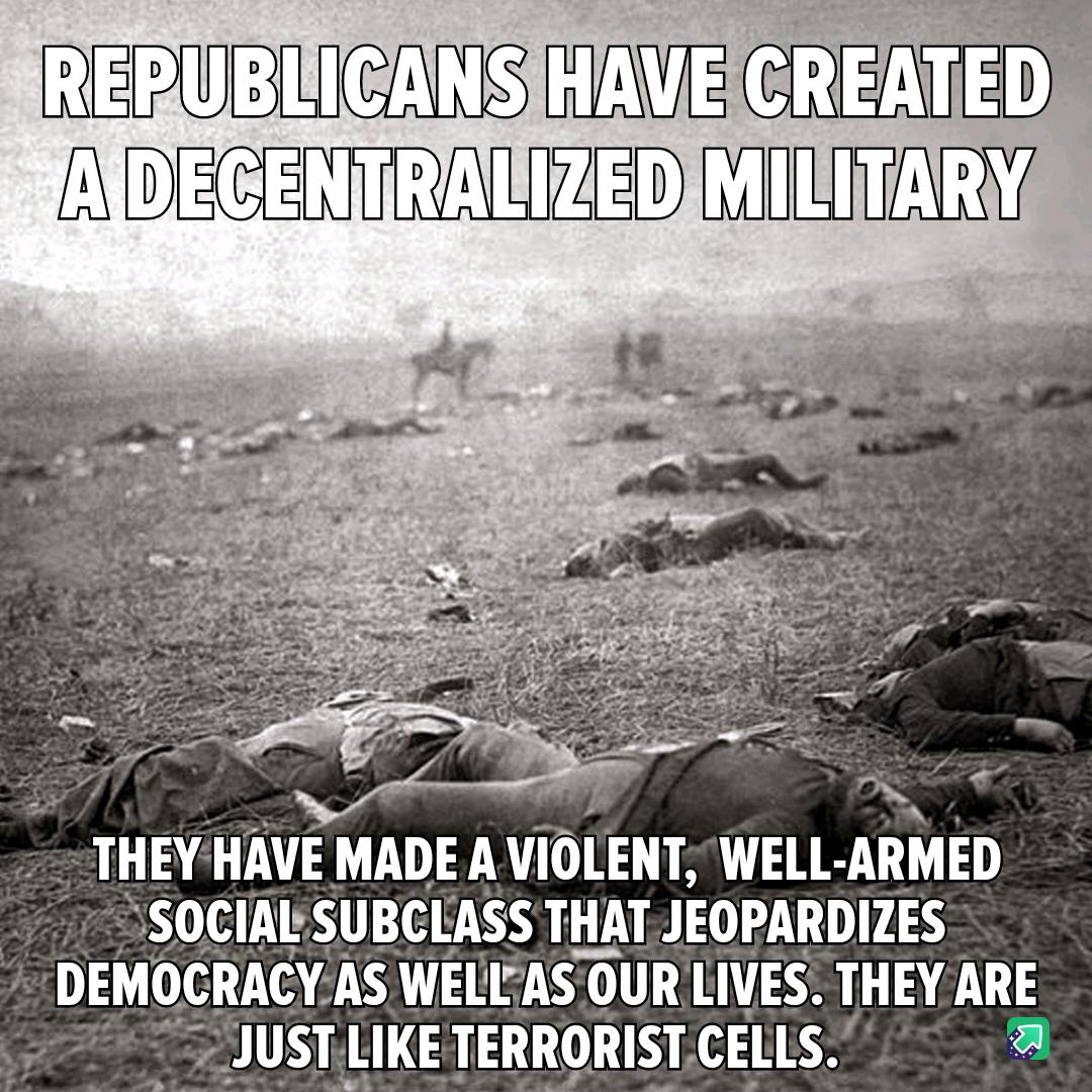 THEYHAVE MADE A VIOLENT WELL ARMED SOCIAL SUBCLASS THATJEOPARDIZES DEMOCRACY AS WELLASOUR LIVES THEY ARE e TG S A ke