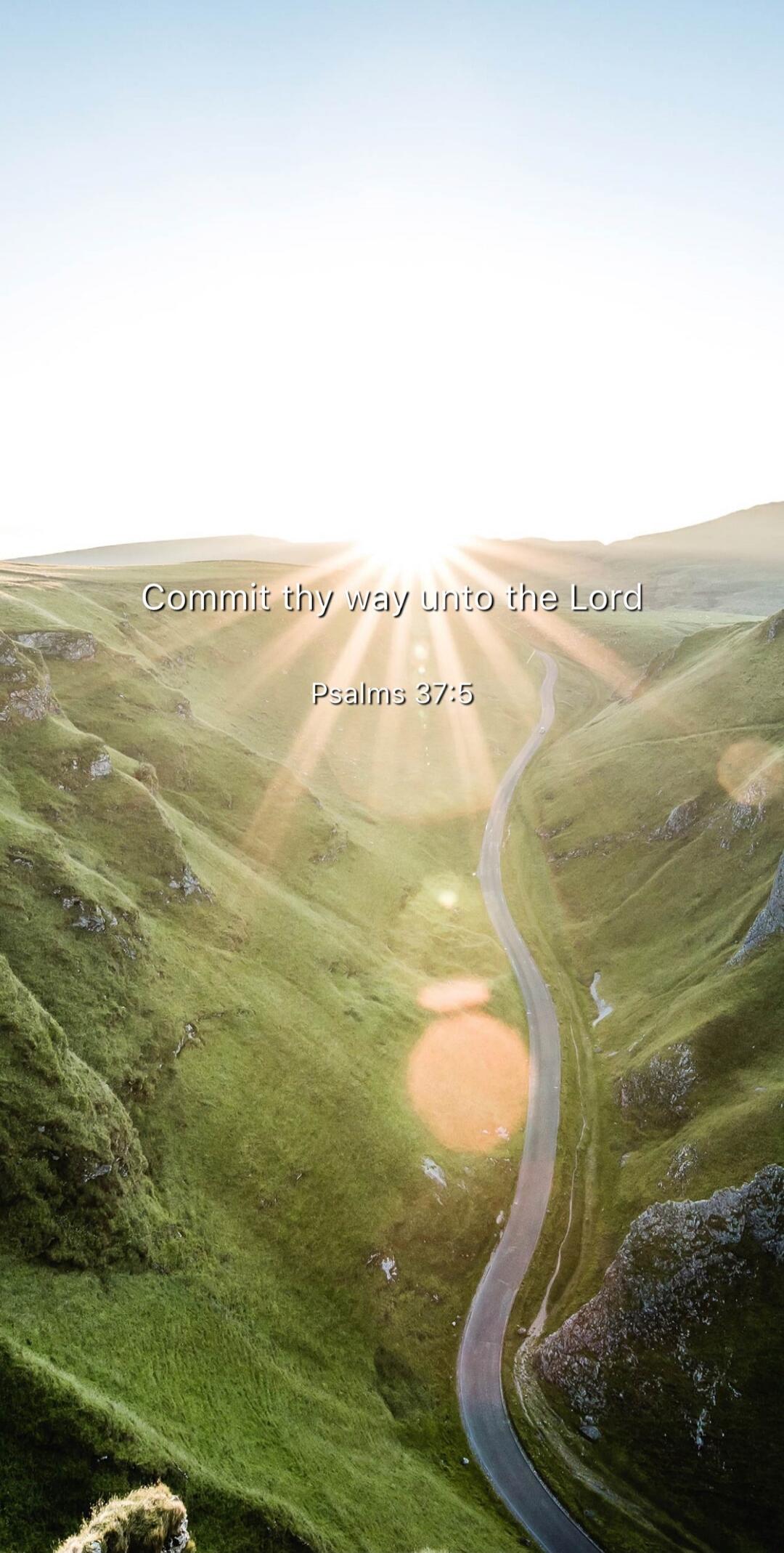 Commit thy way unto the Lord
Psalms 37:5