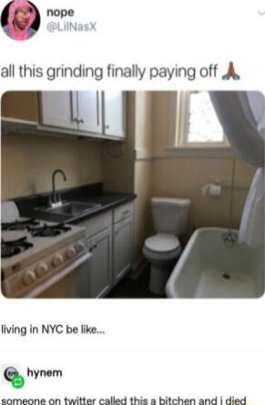 all this grinding finally paying off A living in NYC be like hynem