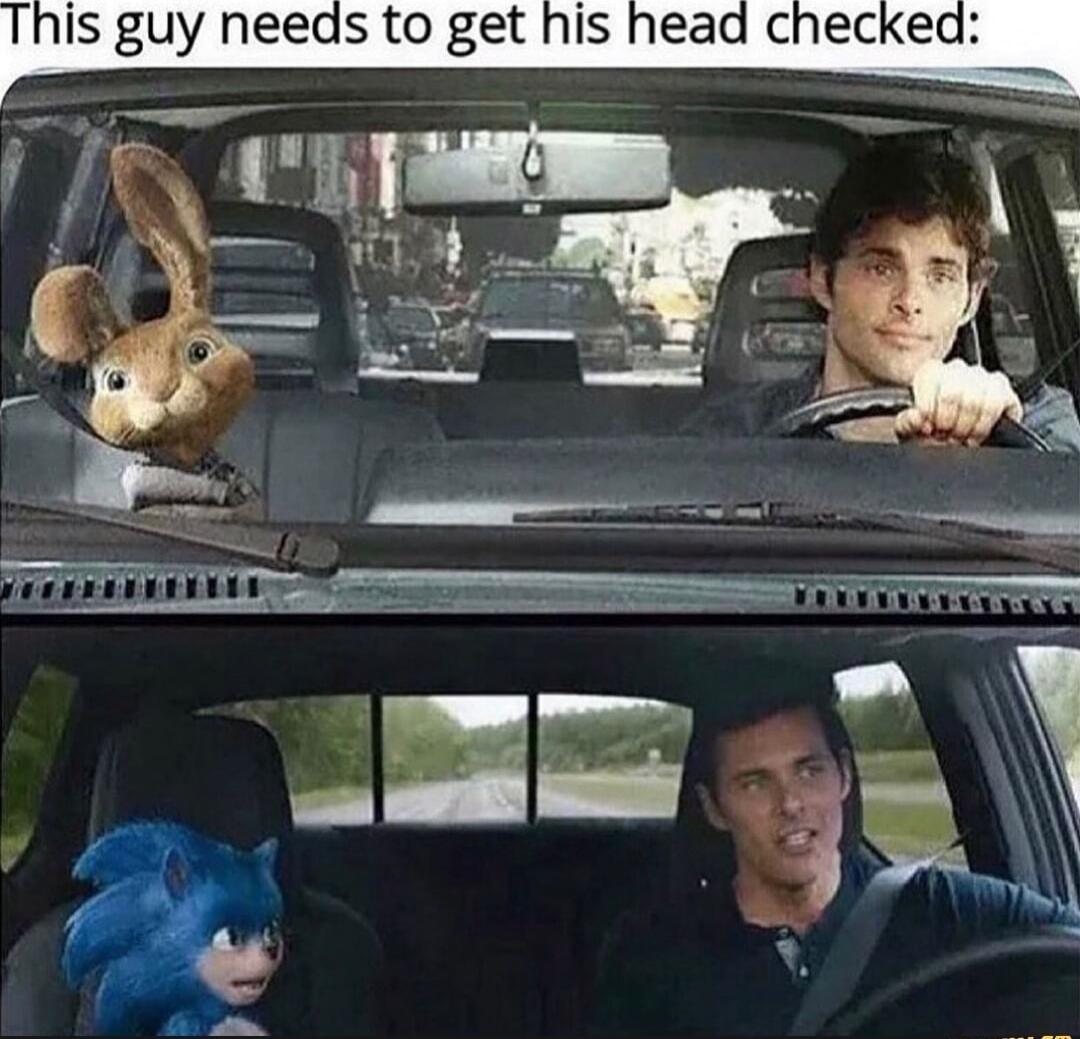 is guy neeas to get his head checi