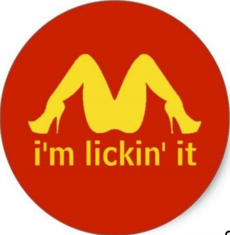 I'm lickin' it
