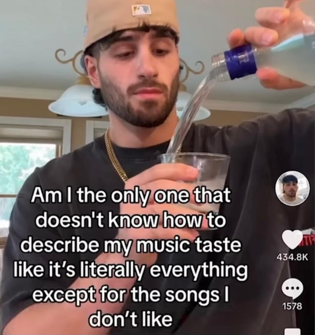 describe mymusic taste like its literally everything exceptifor the songs 4348K