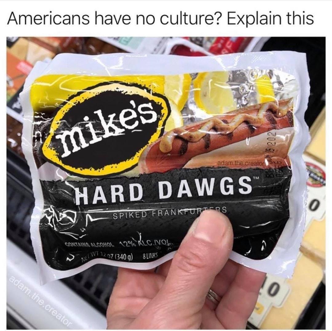 Americans have no culture Explan this