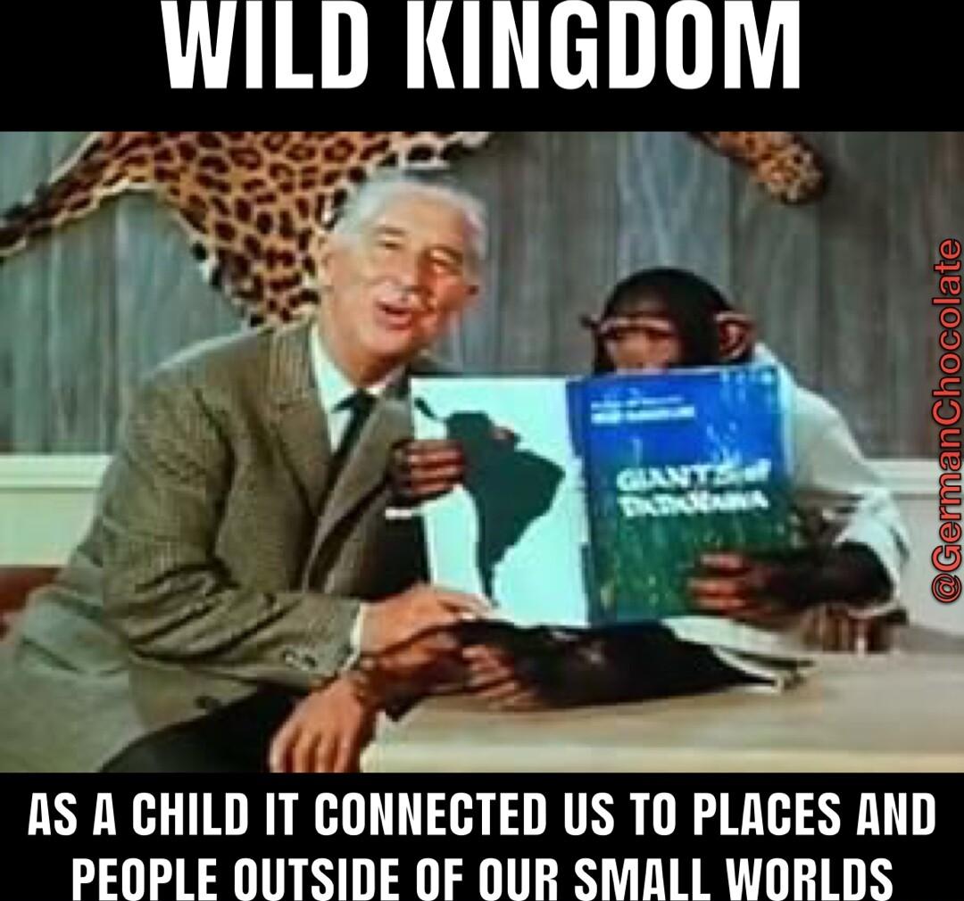 WIID RINGDOM AS A GHILD IT CONNECTED US TO PLAGES AND PEOPLE OUTSIDE OF OUR SMALL WORLDS