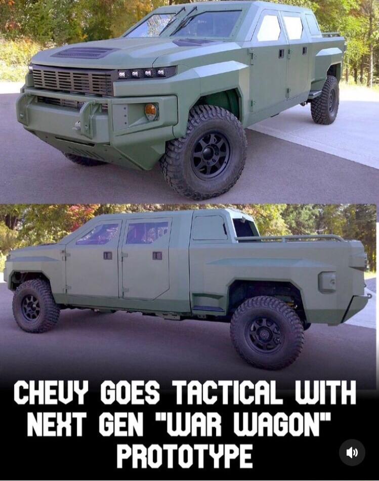 CHEUY GOES TACTICAL WITH NEHT GEN WAR WAGON PROTOTYPE